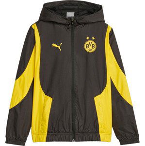 Bunda s kapucí Puma BVB Prematch Woven Anthem Jacket Jr