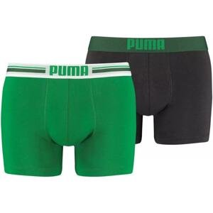 Boxerky Puma  PLACED LOGO BOXER 2P green