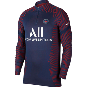 Triko s dlouhým rukávem Nike M NK PSG VK STRIKE 1/4 ZIP LS DRILL TOP