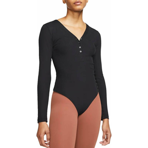 Oblek Nike W NK YOGA LUXE HENLEY BODYSUIT