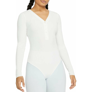 Oblek Nike W NK YOGA LUXE HENLEY BODYSUIT