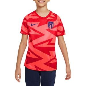 Triko Nike Atlético Madrid Big Kids Pre-Match Short-Sleeve Soccer Top