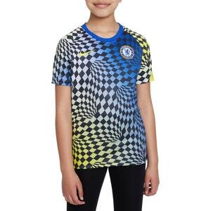 Triko Nike Chelsea FC Big Kids Pre-Match Short-Sleeve Soccer Top