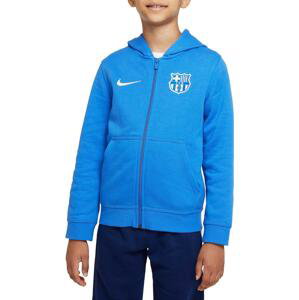 Mikina s kapucí Nike FC Barcelona Big Kids Full-Zip Fleece Hoodie