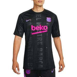 Triko Nike  FC Barcelona Prematch Shirt 2021/22