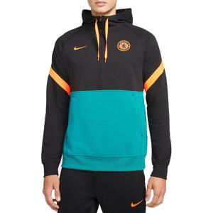 Mikina s kapucí Nike Men's 1/2-Zip  Chelsea FC Fleece Football Hoodie