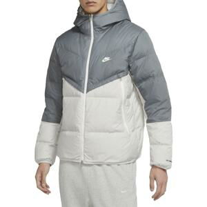 Bunda s kapucí Nike  Storm-FIT Winterjacket Grey