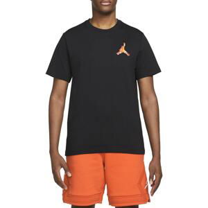 Triko Jordan Jordan Jumpman 3D T-Shirt Black Orange