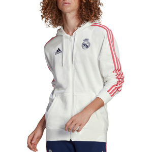 Mikina s kapucí adidas REAL MADRID 3S FZ HOODY