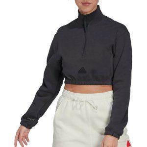 Mikina adidas  Cropped Half-Zip