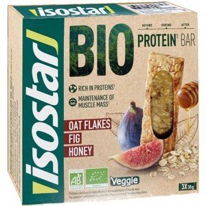 Proteinové tyčinky a sušenky Isostar Isostar 3x30g BIO PROTEIN BAR