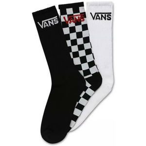Ponožky Vans MN CLASSIC CREW (9.5 Black/Checkerbo