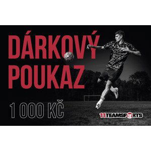 Poukaz 11teamsports Dárkový poukaz v hodnotě 1000 Kč