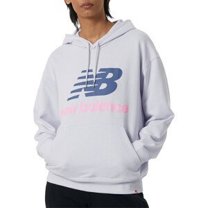 Mikina s kapucí New Balance Essentials Stacked Logo Oversized Pullover Hoodie