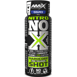 Předtréninkové stimulanty Amix Amix NitroNox Shot-60ml-Grapes