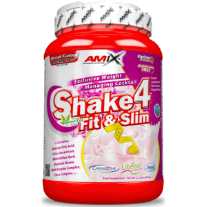 Proteinové prášky Amix Amix Shake 4 Fit&Slim-500g-Strawberry