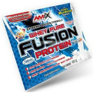 Proteinové tyčinky a sušenky Amix Amix Whey-Pro Fusion - 30g - Double White Chocolate