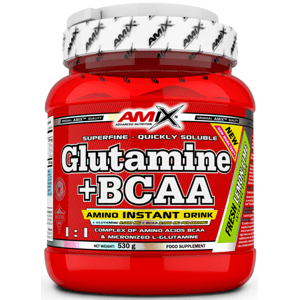 BCAA Amix Amix L-Glutamine + BCAA 530g-Lemon-Lime