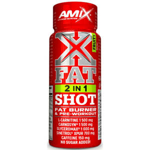 Předtréninkové stimulanty Amix Amix XFat 2 in 1 Shot-60ml-fruity