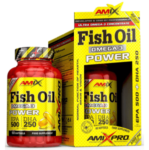 Vitamíny a minerály Amix Amix Fish Oil Omega 3 Power-60cps