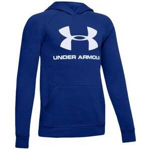 Mikina s kapucí Under Armour Rival Logo Hoody-BLU