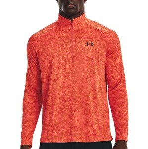 Triko s dlouhým rukávem Under Armour Under Armour Tech 1/2 Zip Sweatshirt Orange F866