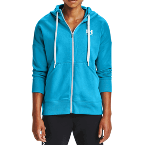 Mikina s kapucí Under Armour Rival Fleece FZ Hoodie-BLU