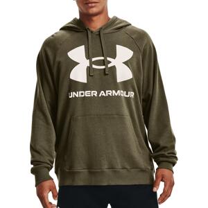 Mikina s kapucí Under Armour UA Rival Fleece Big Logo HD-GRN