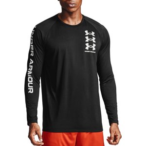 Triko s dlouhým rukávem Under Armour UA TECH TRIPLE LOGO LS