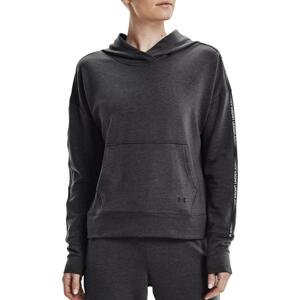 Mikina s kapucí Under Armour UA Rival Terry Taped Hoodie-GRY