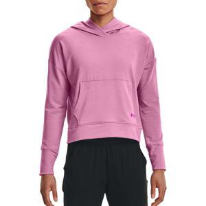 Mikina s kapucí Under Armour UA Rival Terry Taped Hoodie-PNK