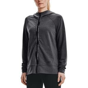 Mikina s kapucí Under Armour Rival Terry Taped FZ Hoodie-GRY