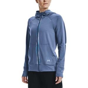Mikina s kapucí Under Armour Rival Terry Taped FZ Hoodie-BLU