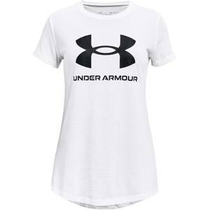 Triko Under Armour UA SPORTSTYLE LOGO SS-WHT