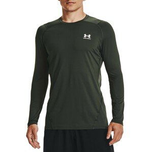 Triko s dlouhým rukávem Under Armour UA HG Armour Fitted LS-GRN