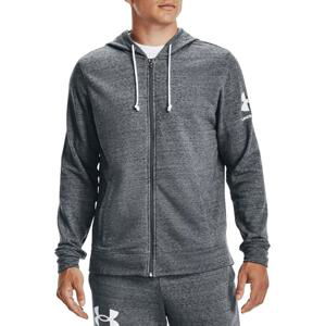 Mikina s kapucí Under Armour UA RIVAL TERRY FZ HD-GRY