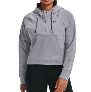 Mikina s kapucí Under Armour Rival Fleece Mesh Hoodie-GRY