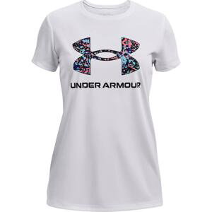 Triko Under Armour Tech BL Solid Body SS-WHT