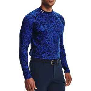 Triko s dlouhým rukávem Under Armour UA CGI LS AOP Golf Mock-BLU