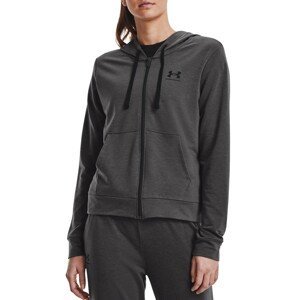 Mikina s kapucí Under Armour Rival Terry FZ Hoodie-GRY