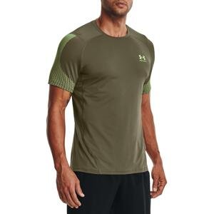 Triko Under Armour UA HG Armour Fitted Nvlty SS-GRN