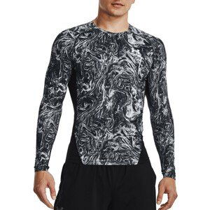 Triko s dlouhým rukávem Under Armour UA HG Armour Comp Print LS-GRY