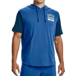Mikina s kapucí Under Armour UA Rival Terry CB SS Hoodie-BLU