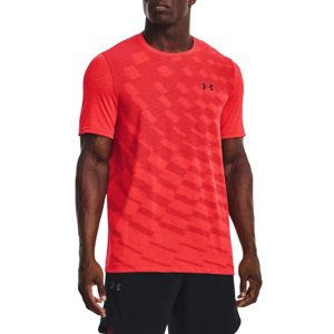 Triko Under Armour UA Seamless Radial SS-RED