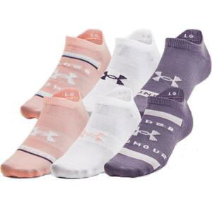 Ponožky Under Armour UA Essential No Show 6pk-PNK