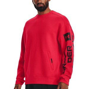 Mikina Under Armour UA Summit Knit Graphic Crew-RED