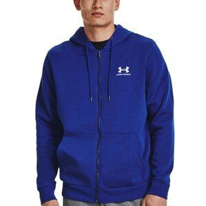 Mikina s kapucí Under Armour UA Essential Fleece FZ Hood-BLU