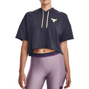 Mikina s kapucí Under Armour UA Pjt Rck SS Terry Hdy-GRY