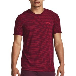 Triko Under Armour UA Seamless Ripple SS-MRN