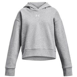 Mikina s kapucí Under Armour UA Rival Fleece Crop Hoodie-GRY